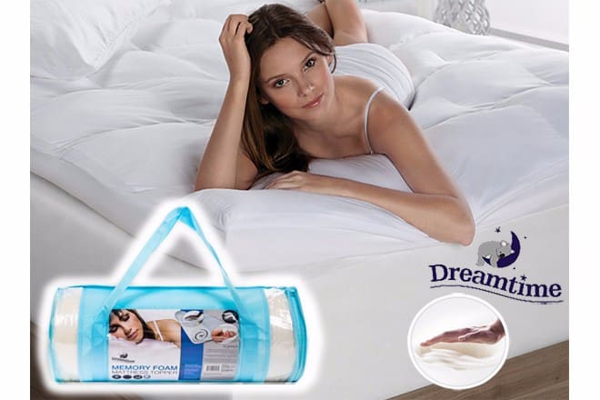 dreamtime deluxe mattress topper