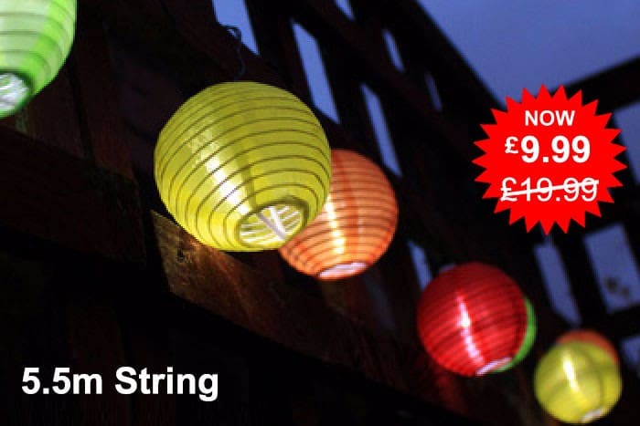 smart solar chinese lanterns